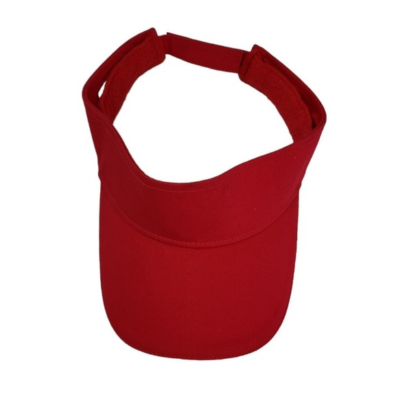 Red Visor, Great Condition, 100% Cotton - Picture 1 of 6